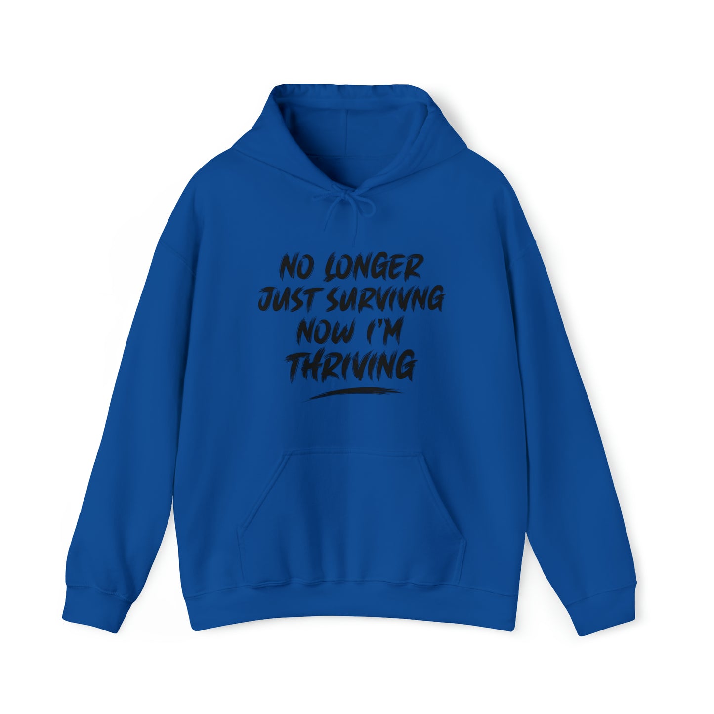 "thriving" hoodie (black lettering)