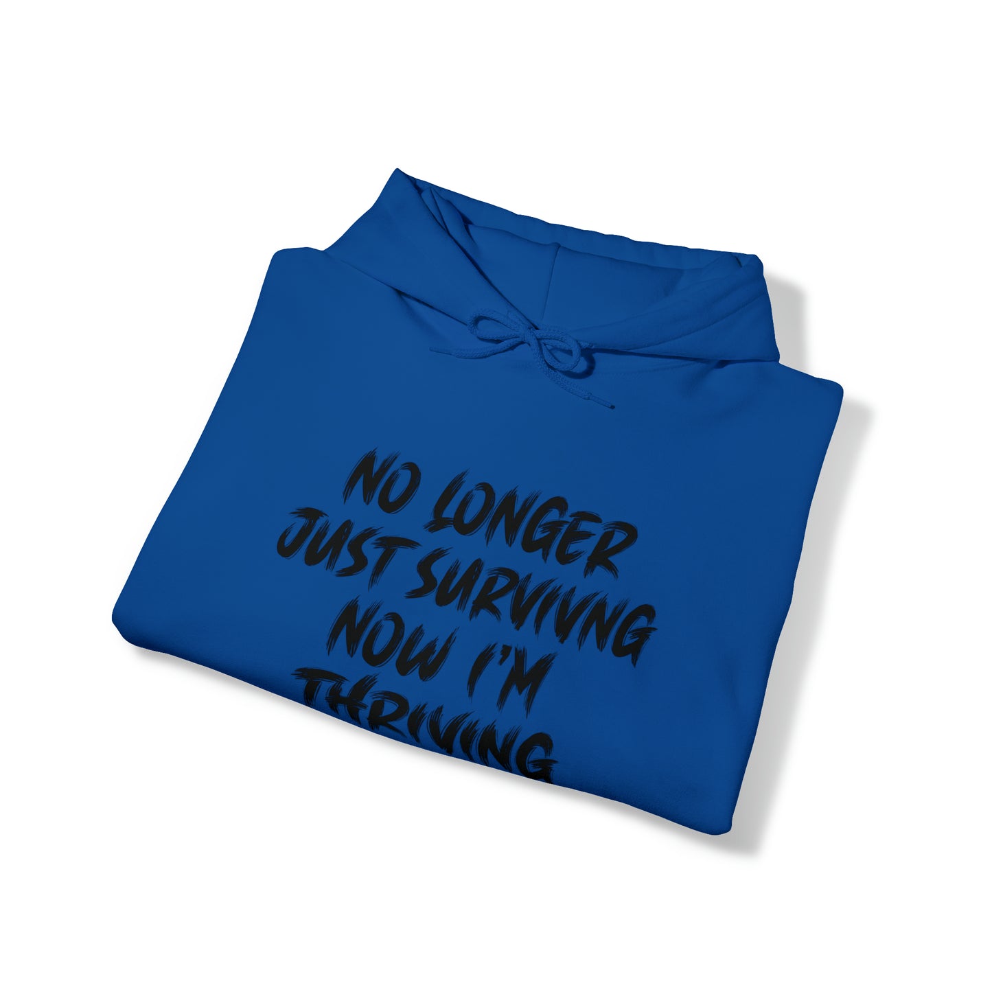 "thriving" hoodie (black lettering)