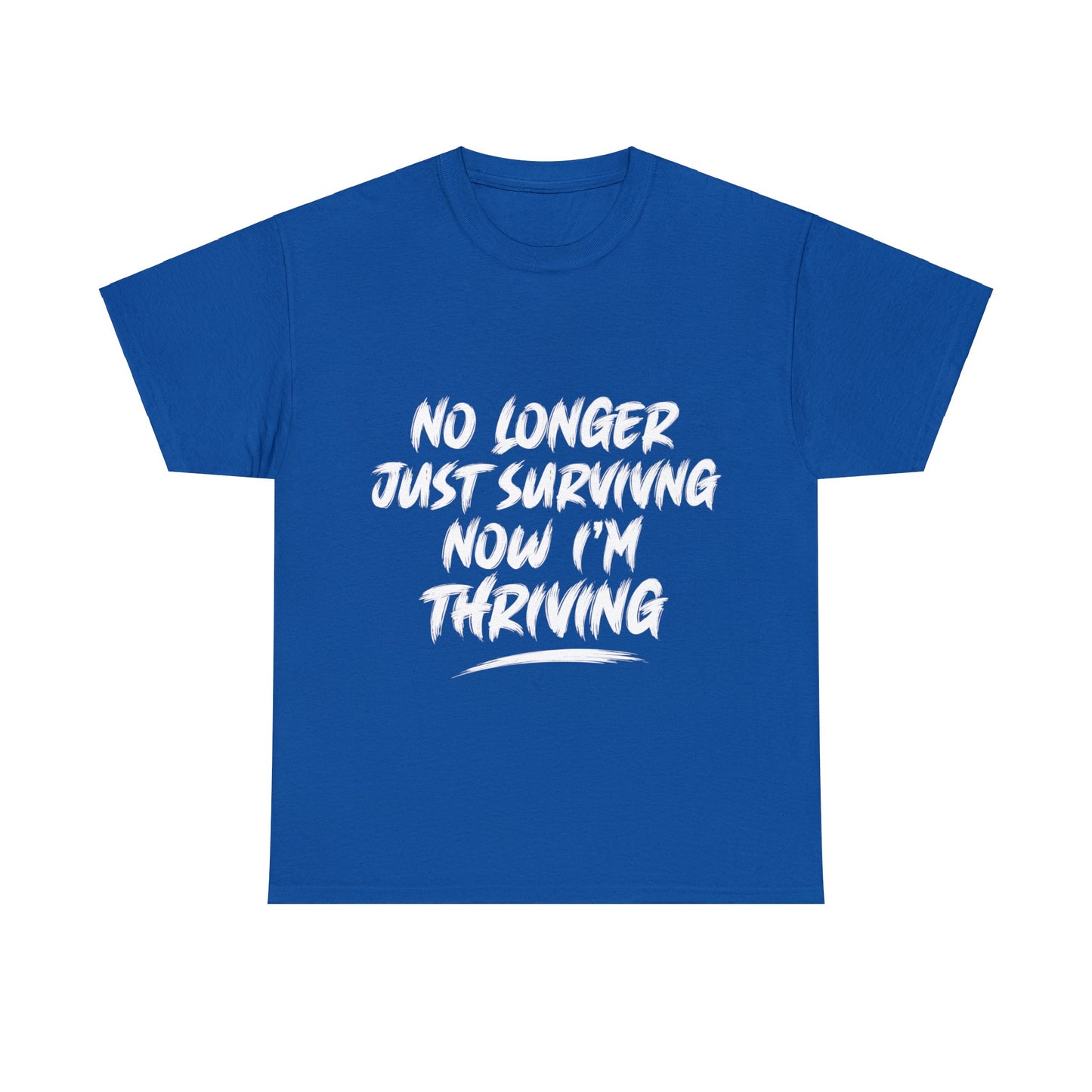 "thriving" tee (white lettering)