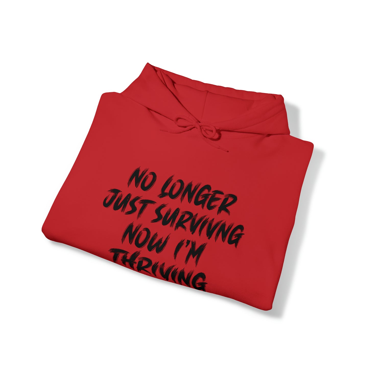 "thriving" hoodie (black lettering)