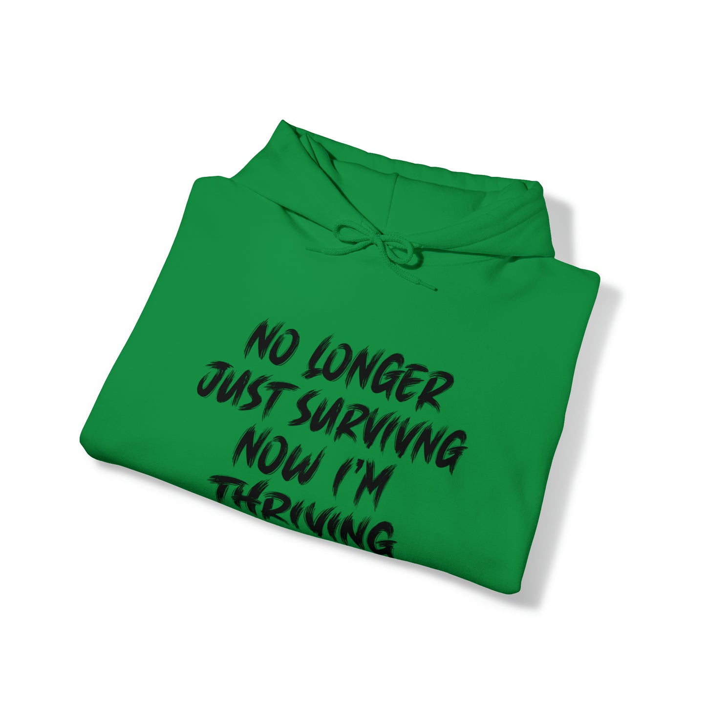 "thriving" hoodie (black lettering)