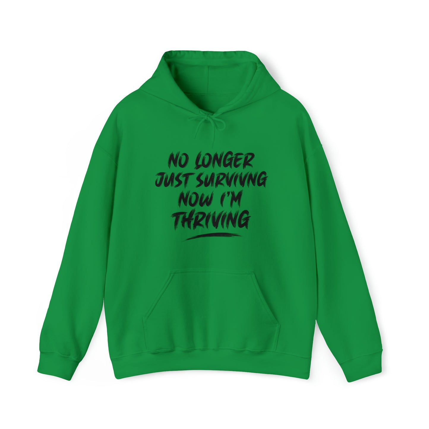 "thriving" hoodie (black lettering)