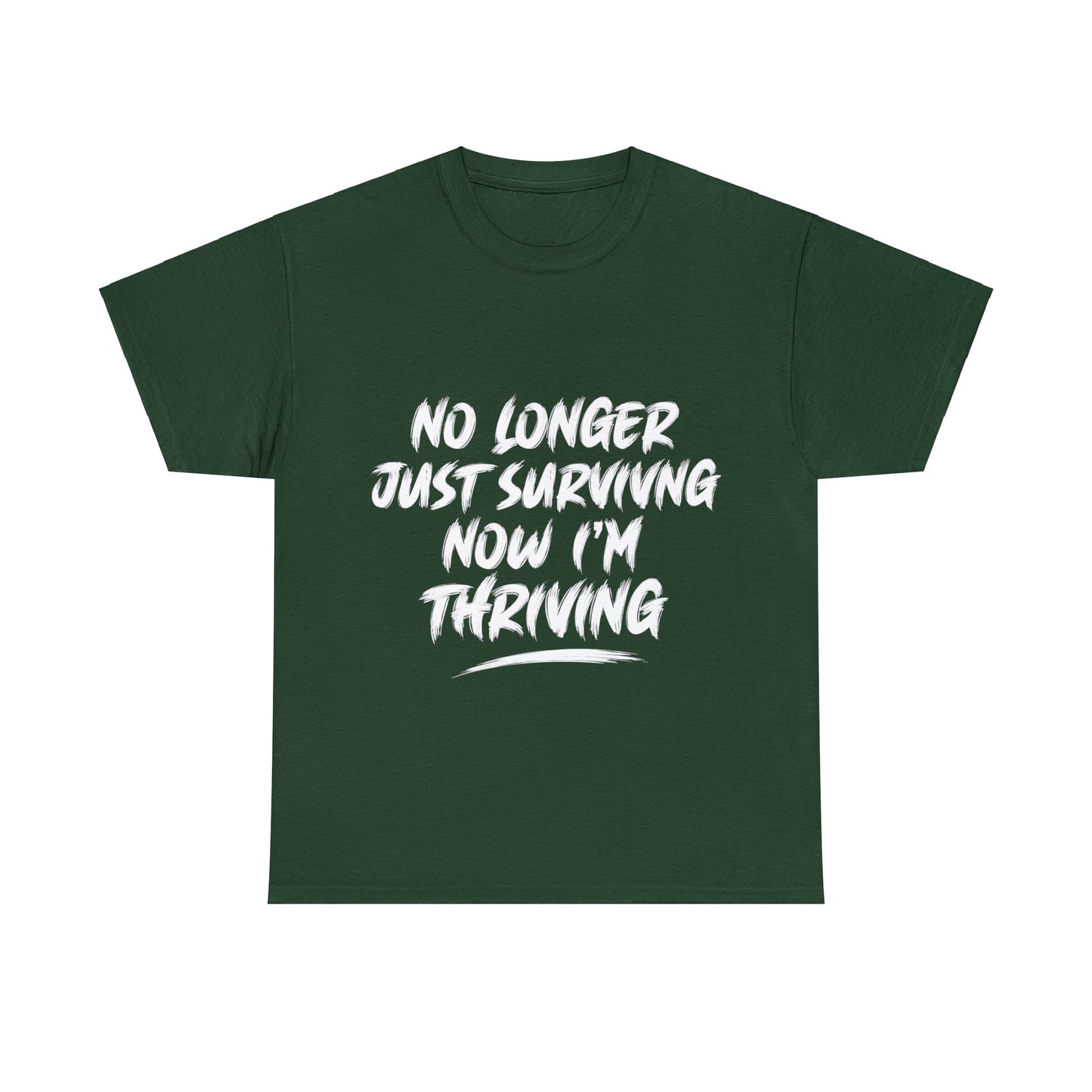 "thriving" tee (white lettering)
