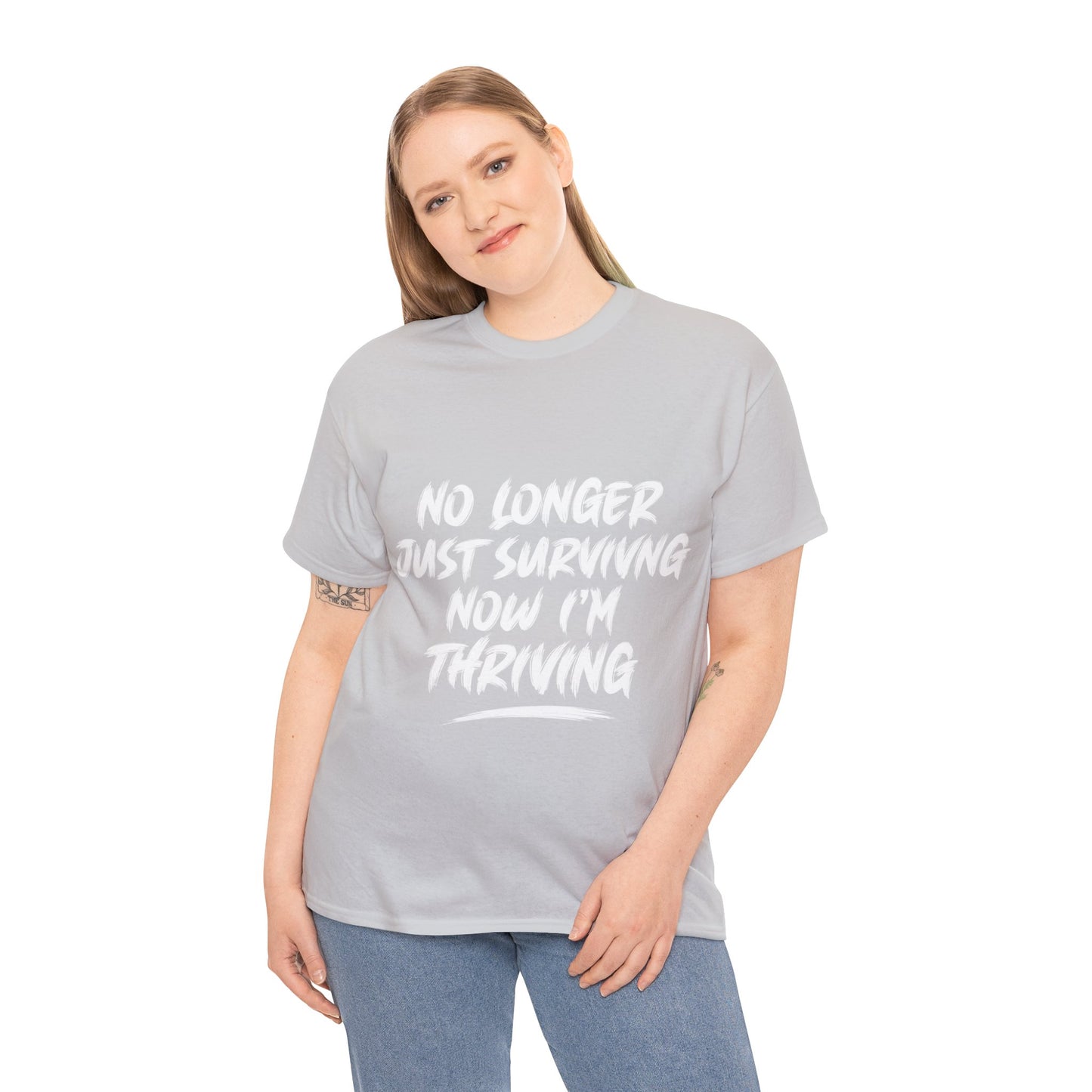 "thriving" tee (white lettering)