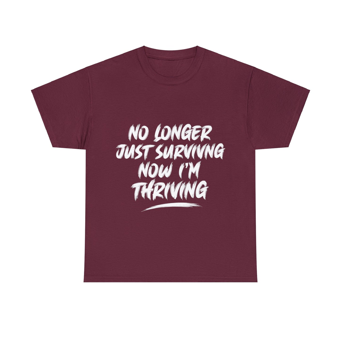 "thriving" tee (white lettering)