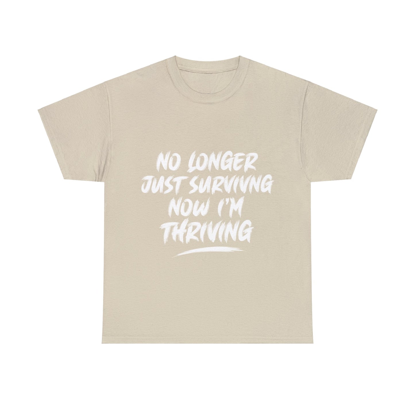 "thriving" tee (white lettering)