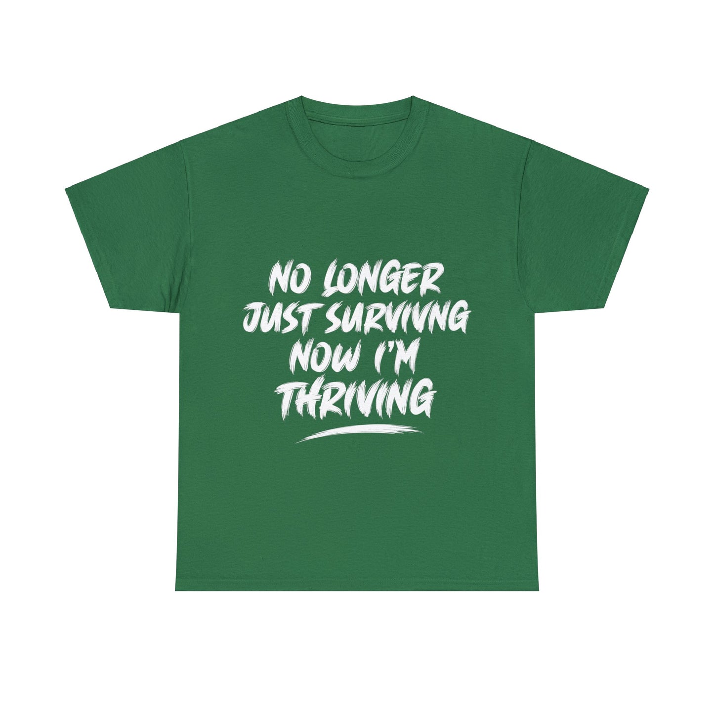 "thriving" tee (white lettering)