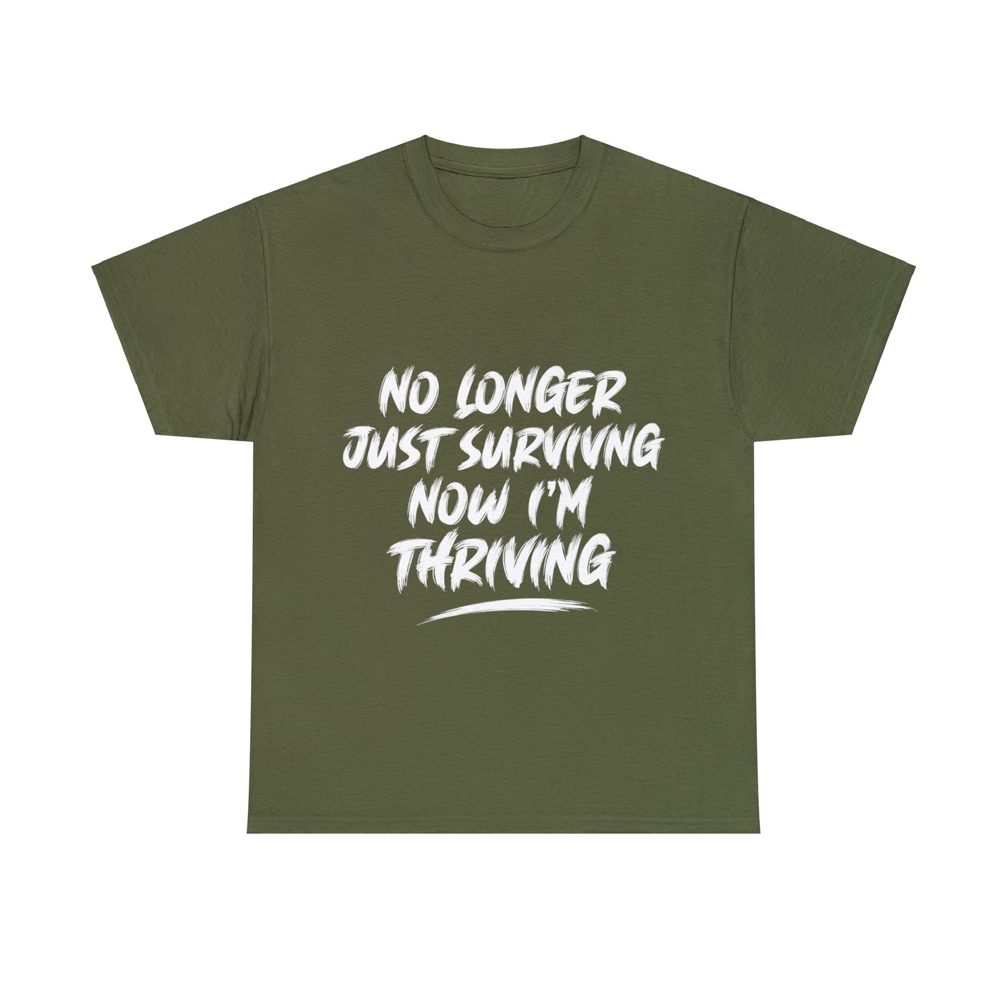 "thriving" tee (white lettering)
